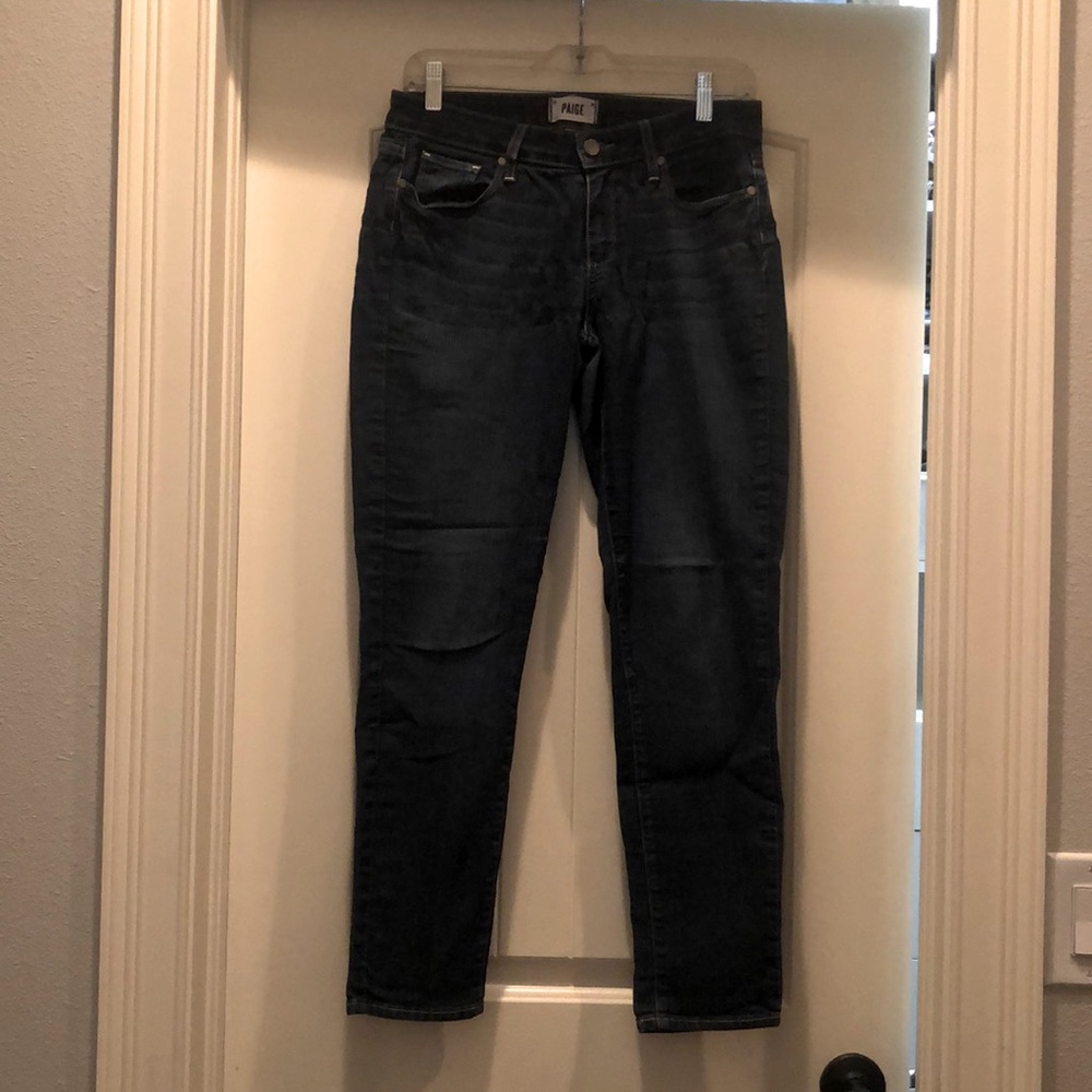 Final markdown PAIGE Kyle crop dark wash size 28